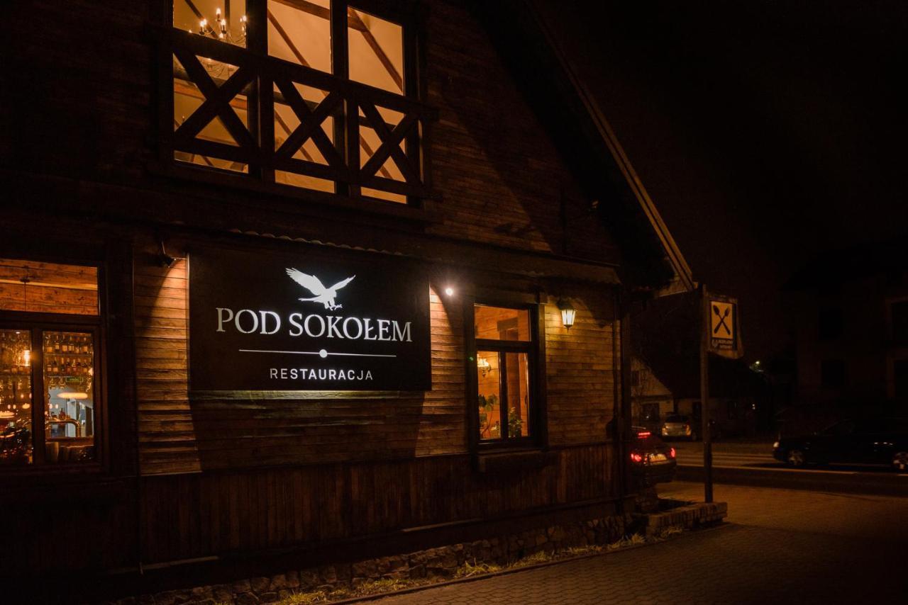 Noclegi Pod Sokolem Sokolka Exteriör bild